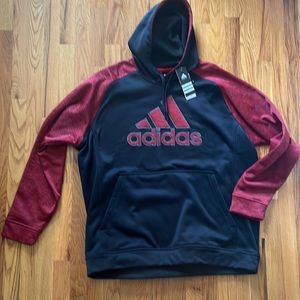 Mens 2 XL Adidas hooded sweatshirt